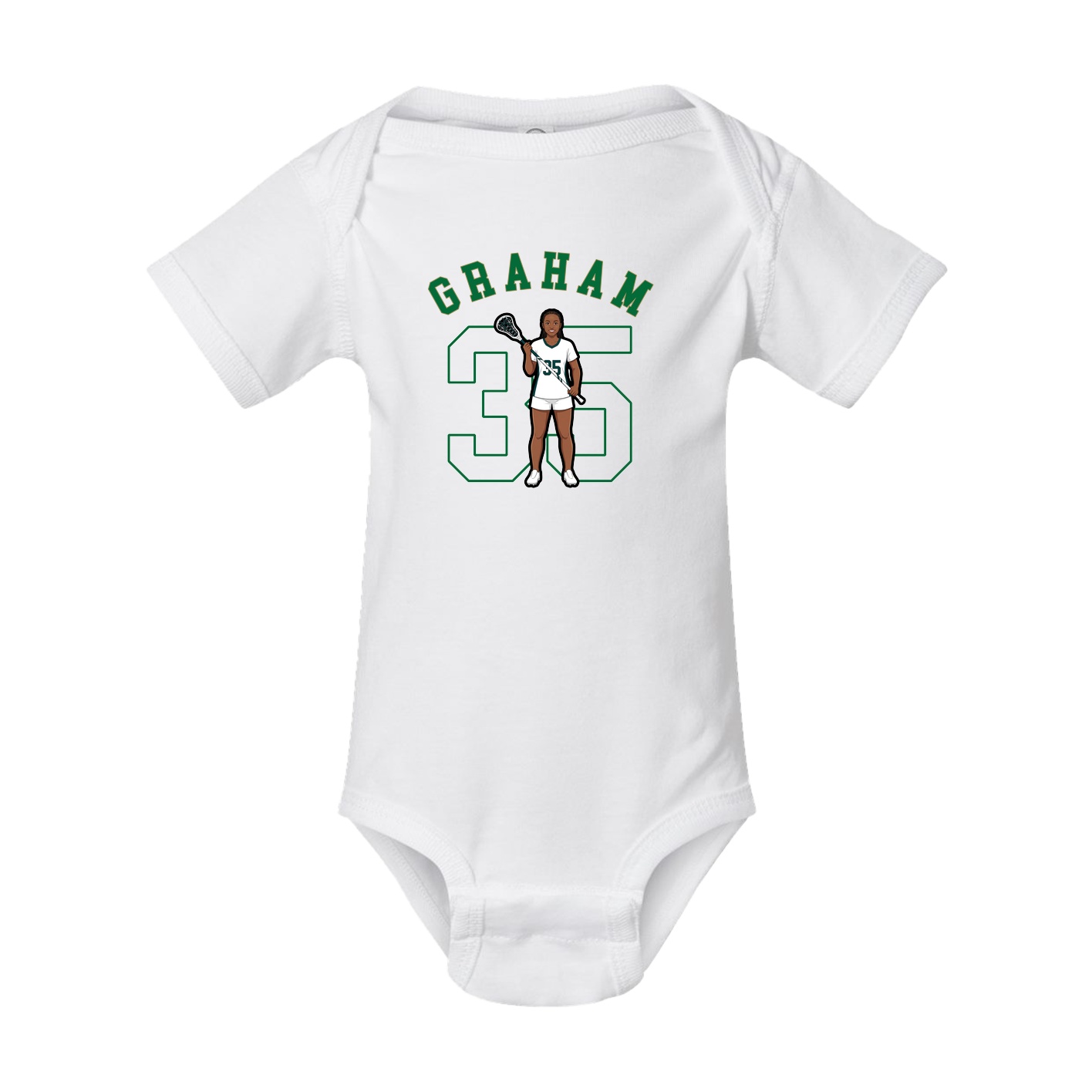 Baby Onesie — Shirsey Arch in White