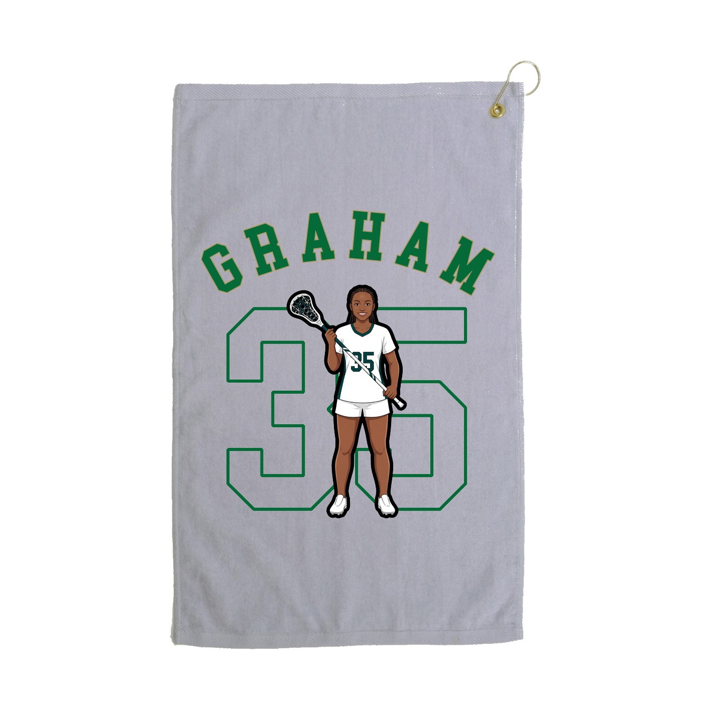 Golf Towel — Shirsey Arch in Grey