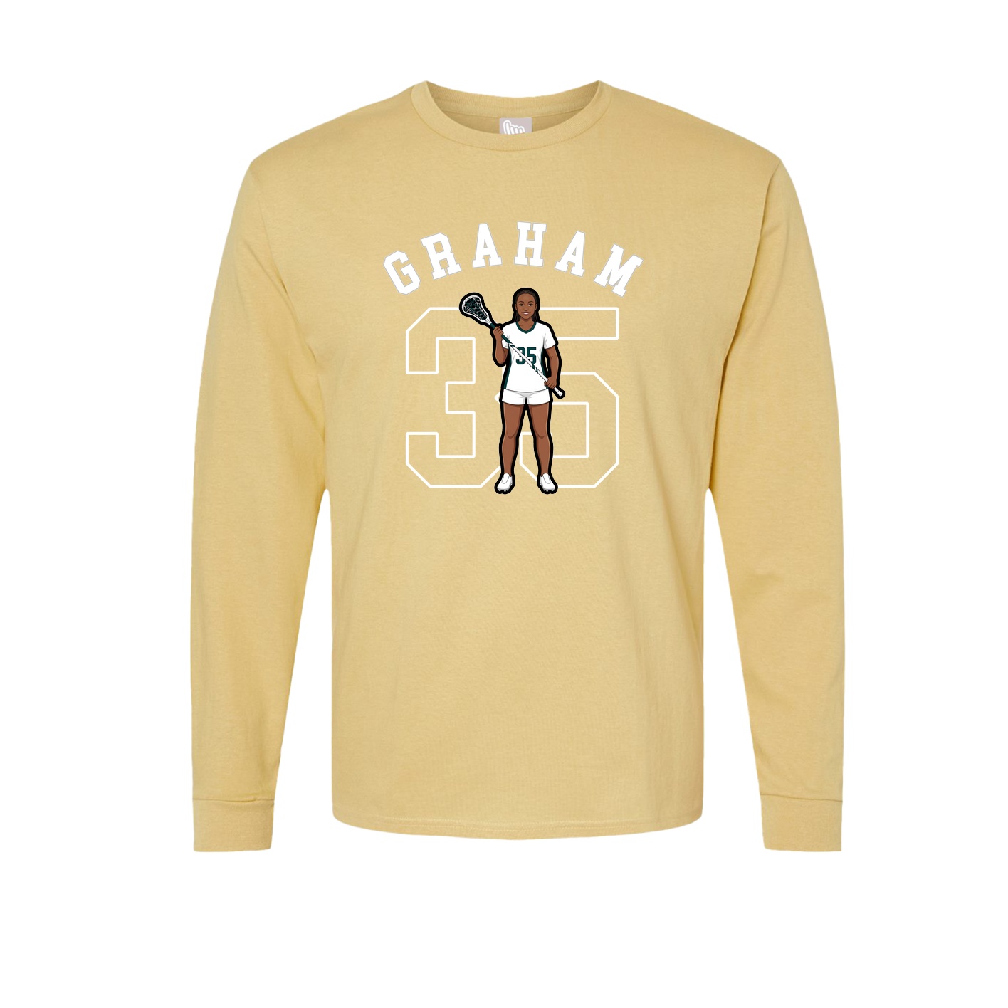 Long Sleeve Tee — Shirsey Arch in Vegas Gold