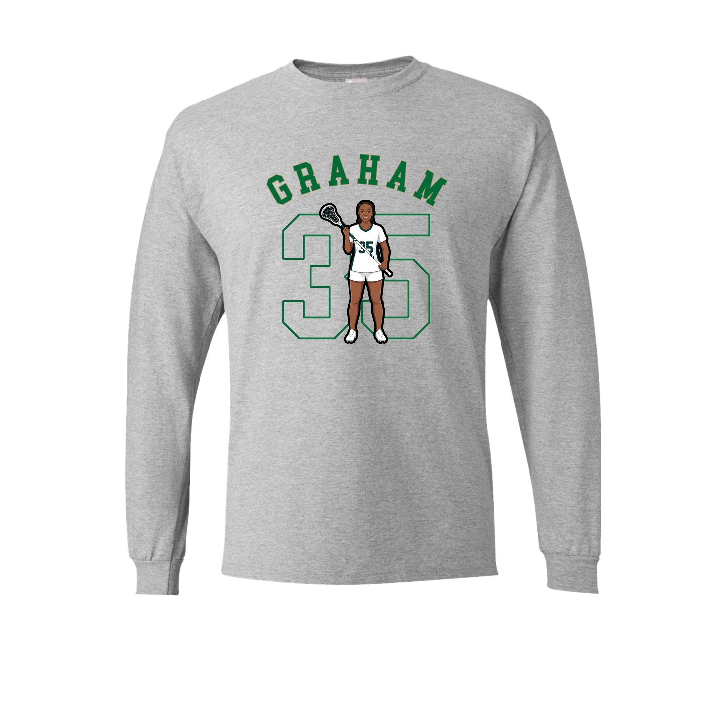 Long Sleeve Tee — Shirsey Arch in Grey
