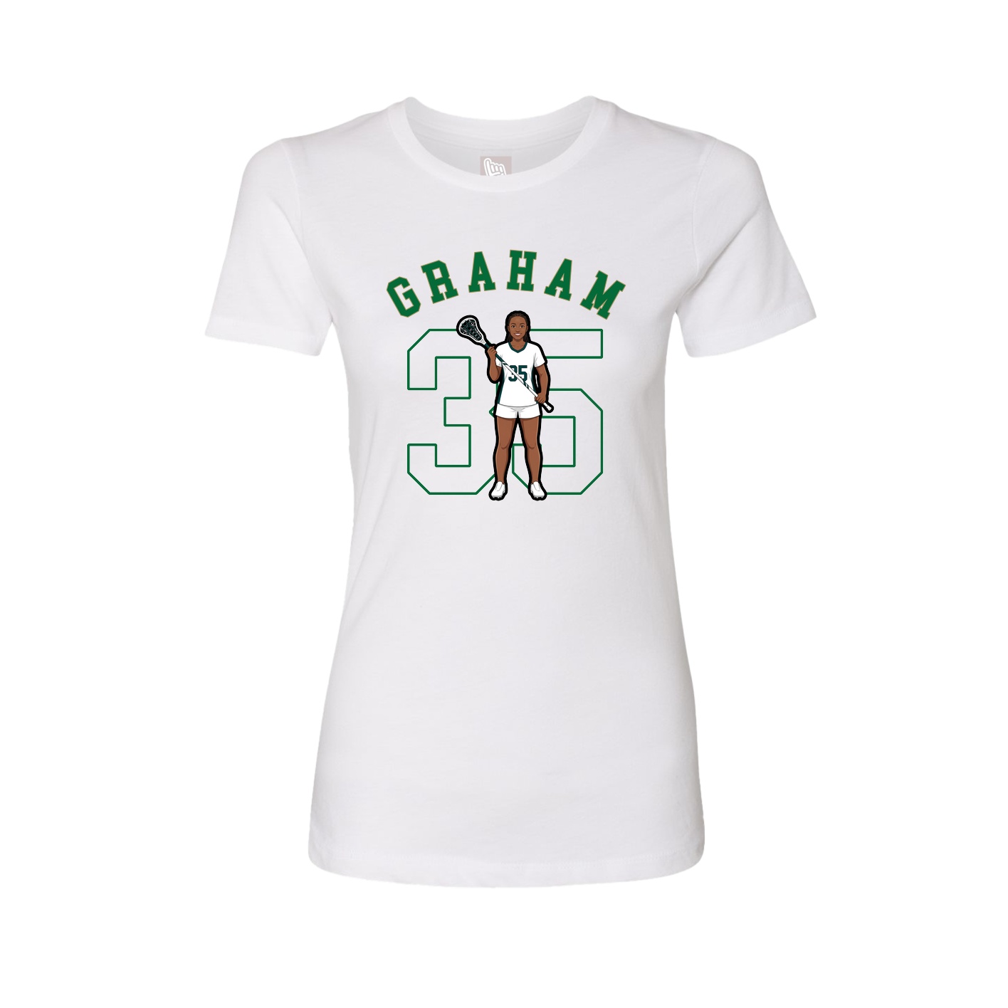 Womens Tee — Shirsey Arch in White