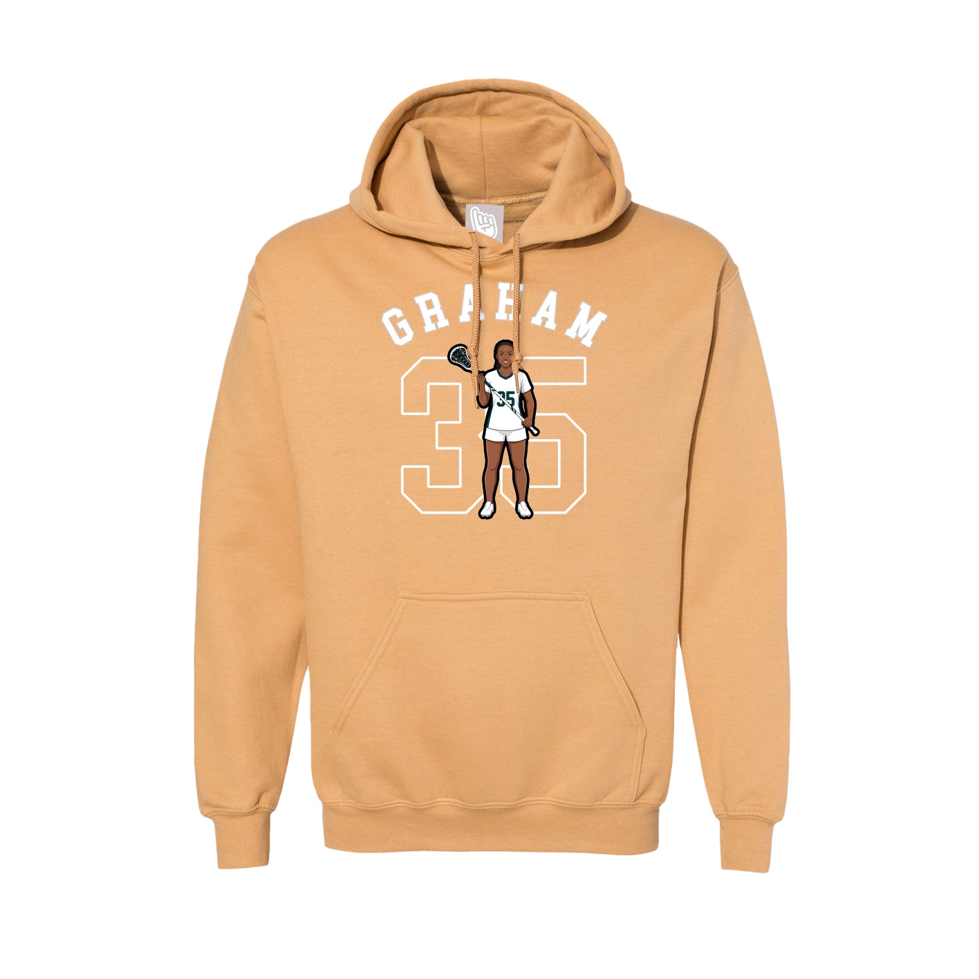 Hoodie — Shirsey Arch in Vegas Gold