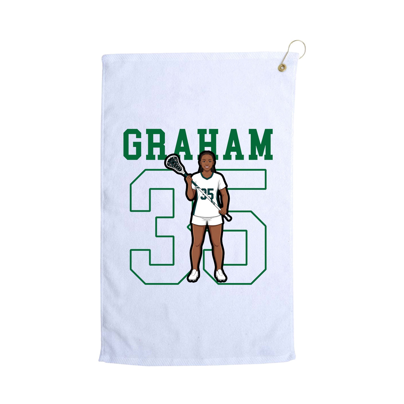 Golf Towel — Shirsey in White