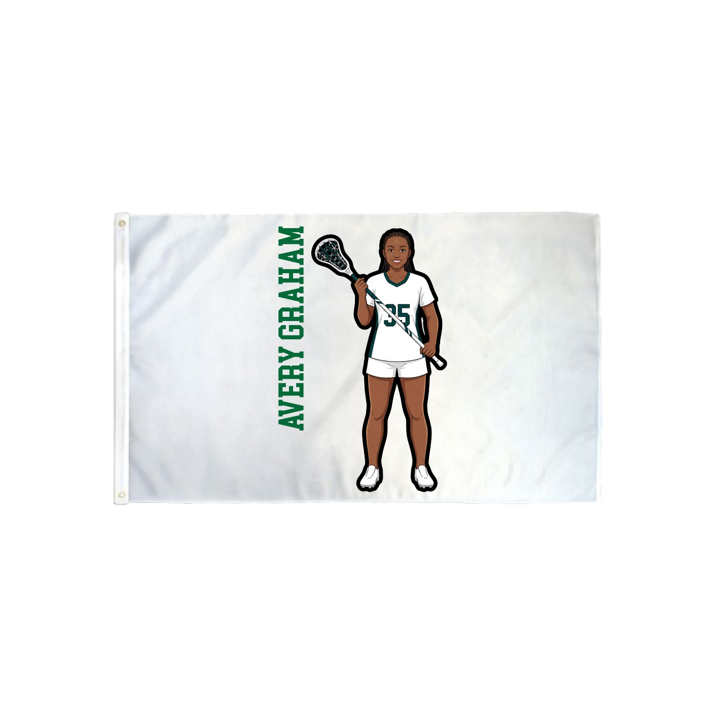3x5 Flag — Name Vertical in Classic