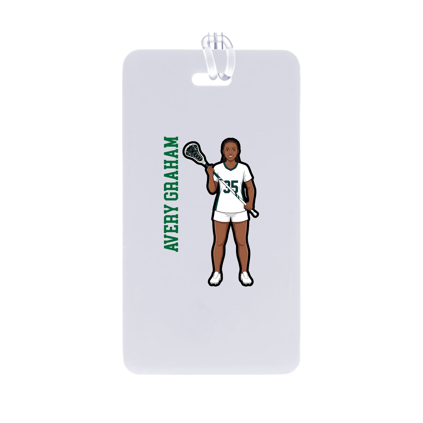 Bag Tag — Name Vertical in Classic