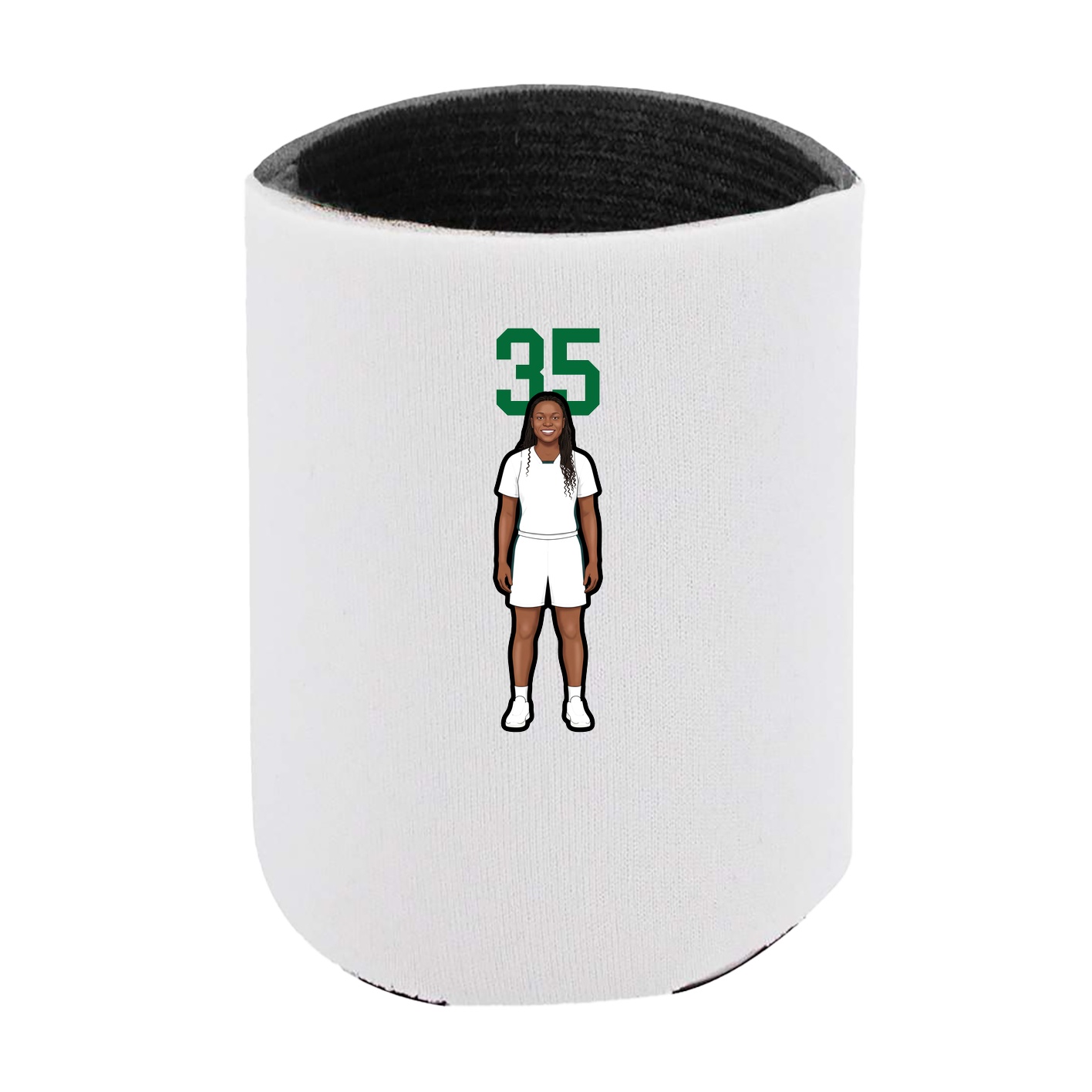 Can Holder — Number Top in White