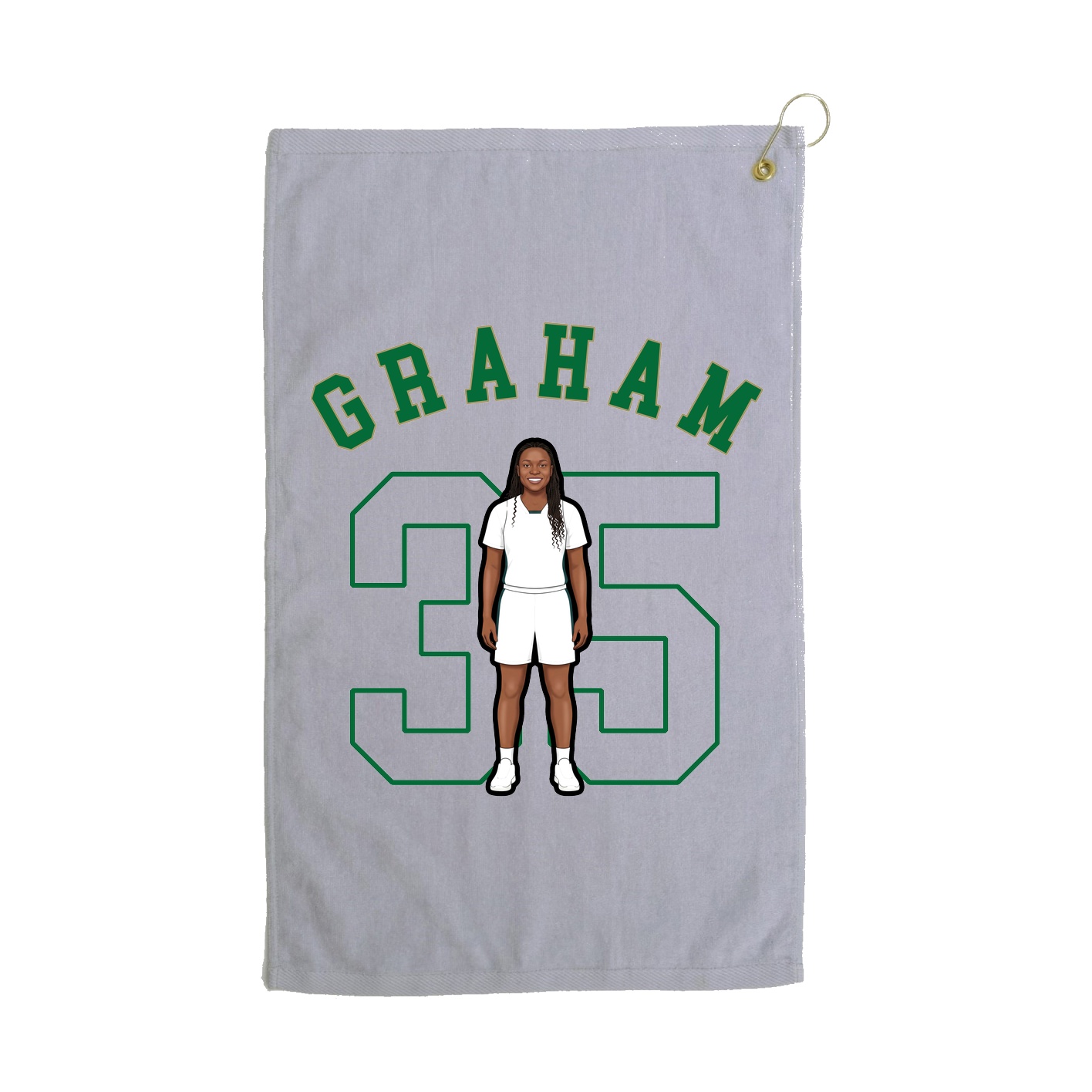 Golf Towel — Shirsey Arch in Grey