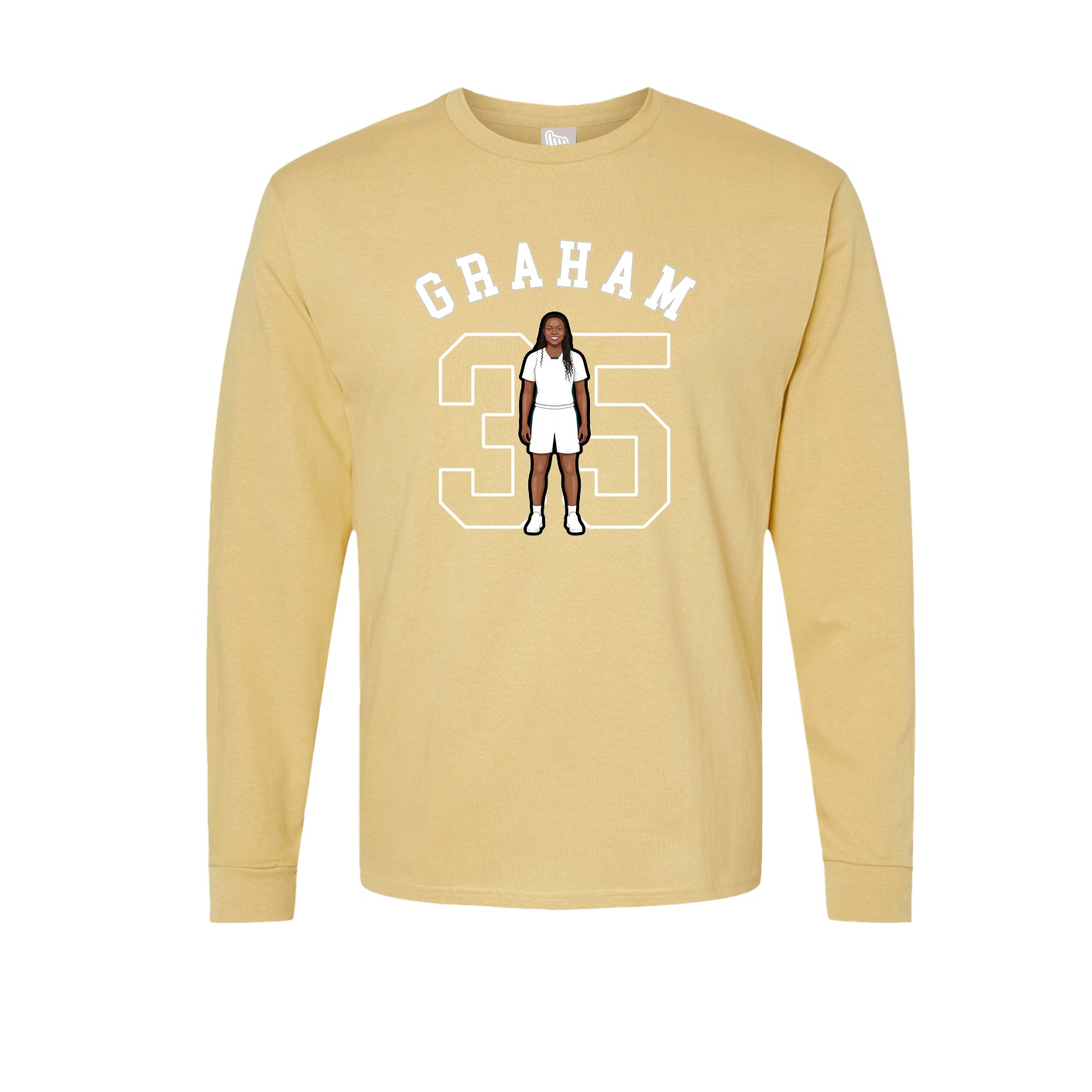 Long Sleeve Tee — Shirsey Arch in Vegas Gold