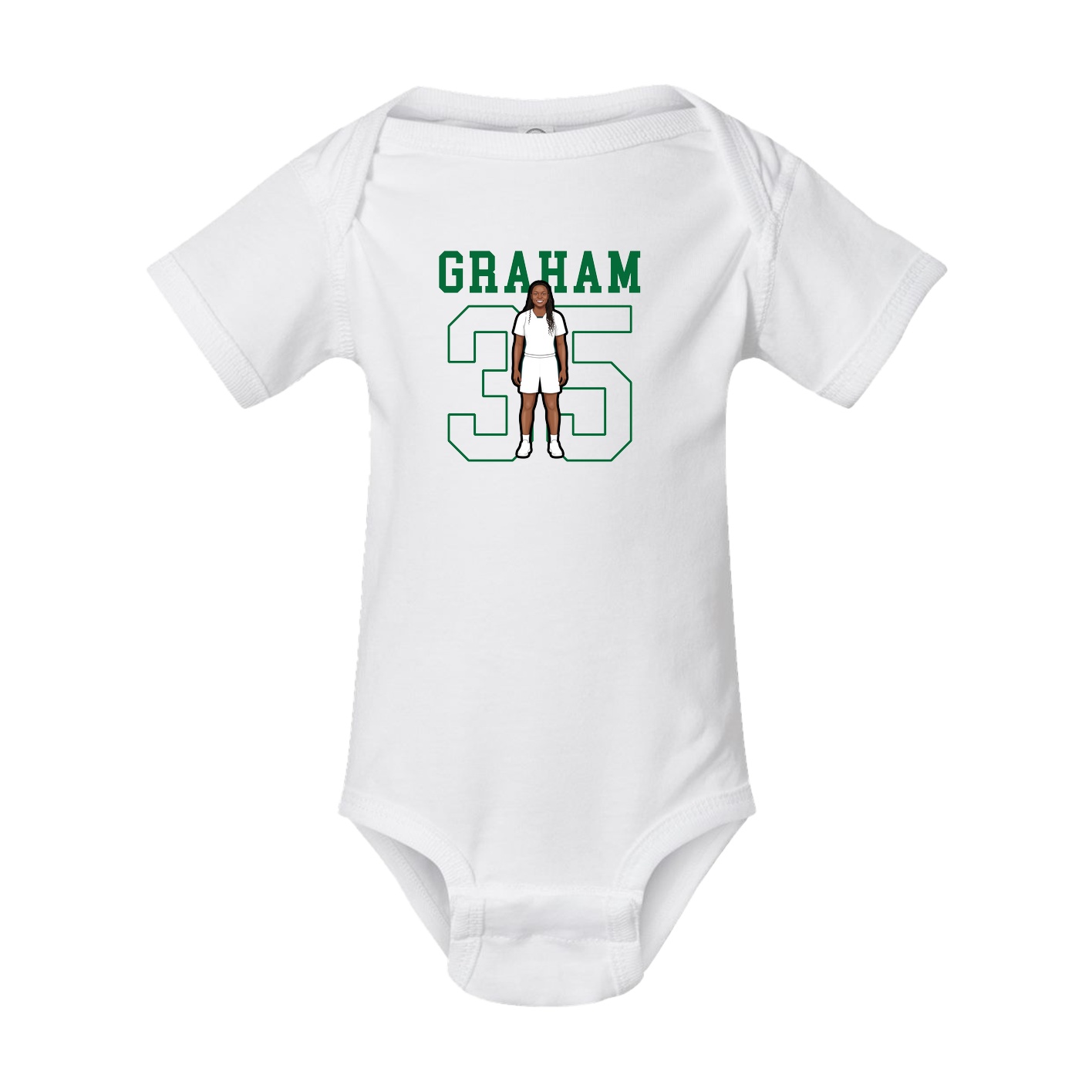 Baby Onesie — Shirsey in White