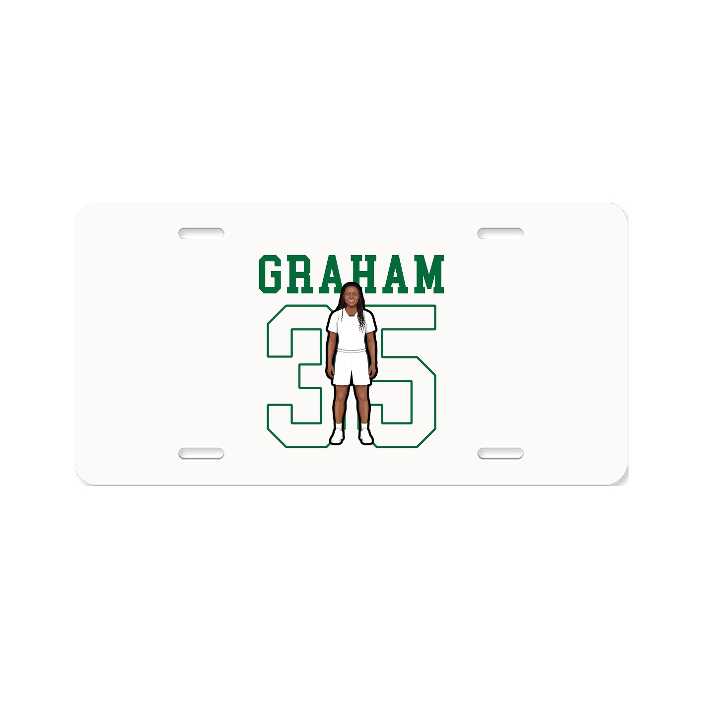License Plate — Shirsey in Classic