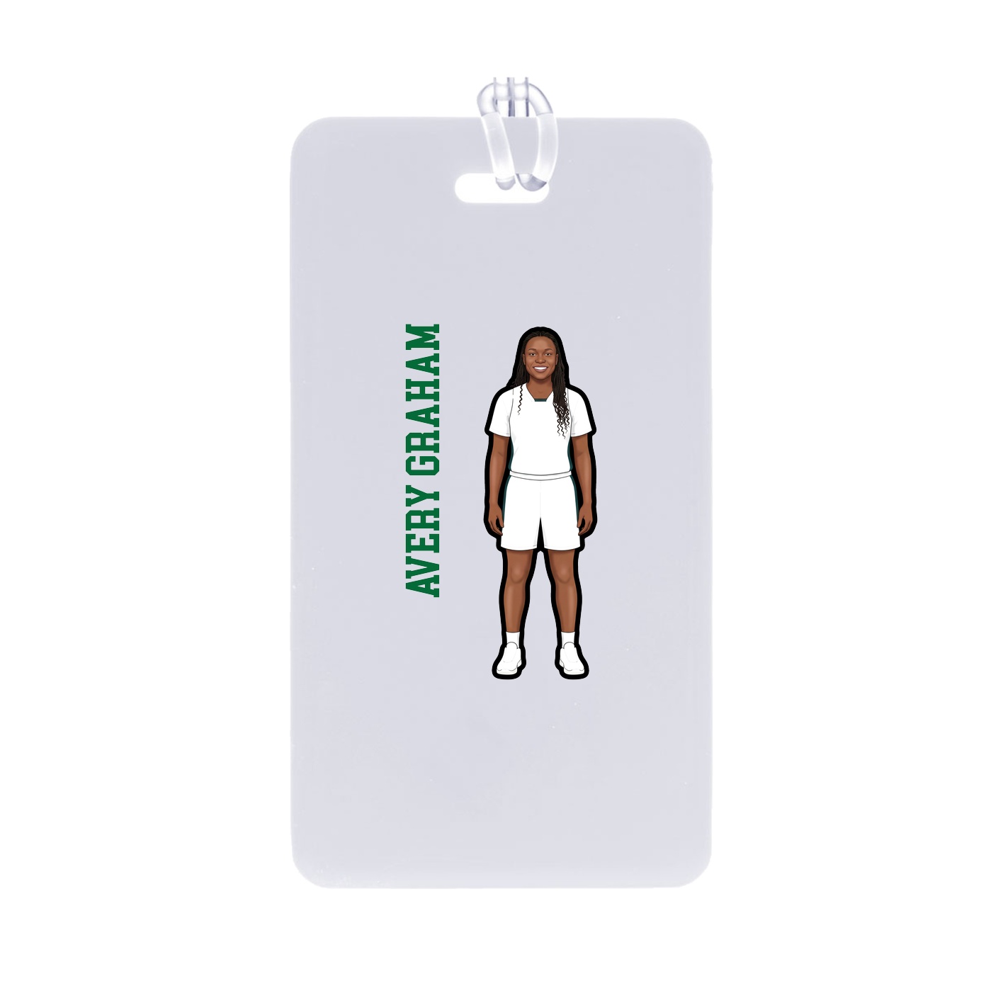 Bag Tag — Name Vertical in Classic