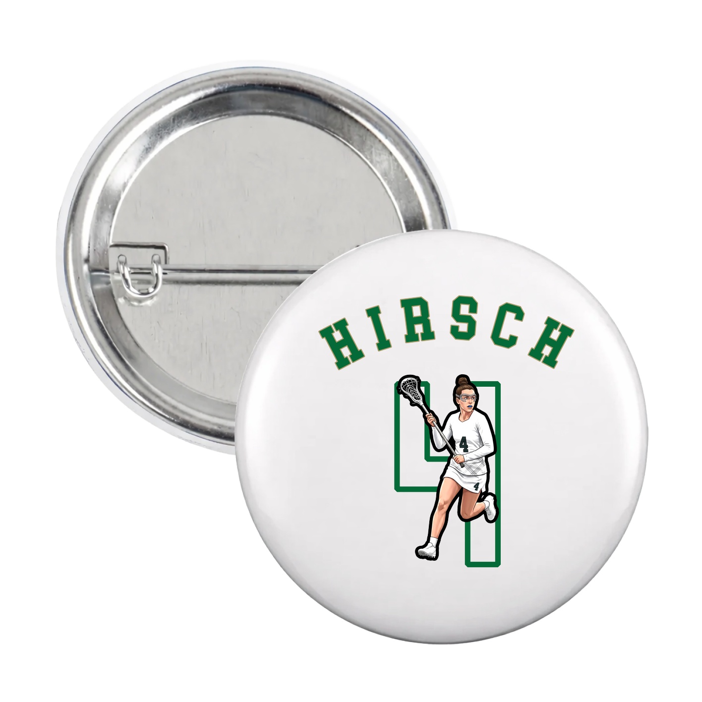 Game Day Button — Shirsey Arch in White