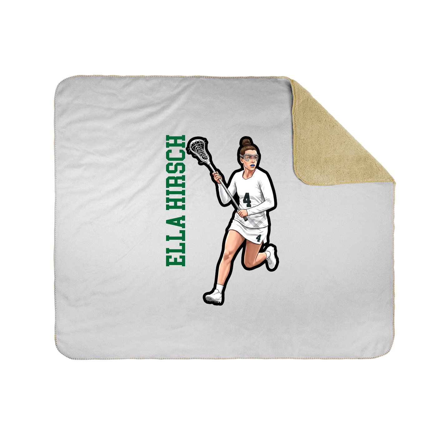 50x60 Sherpa Lined Throw Blanket
