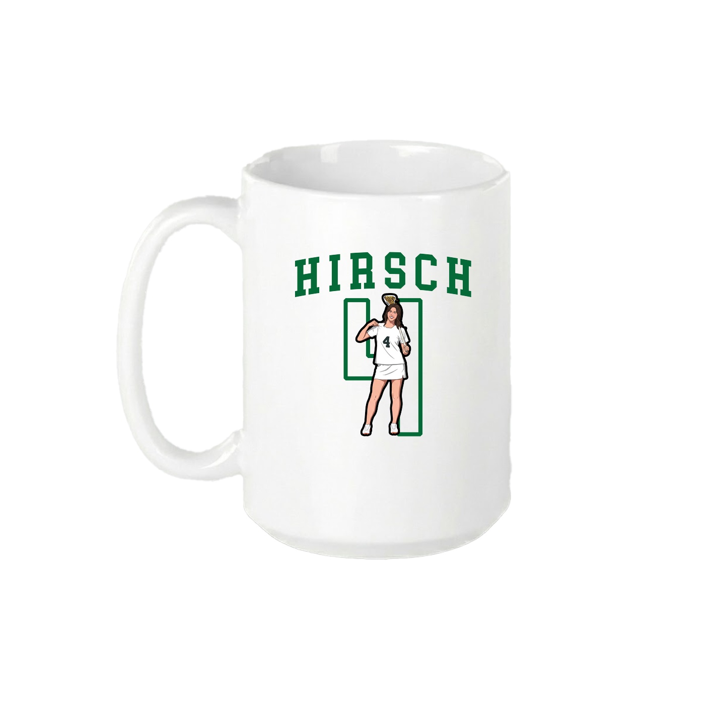 15oz Coffee Mug — Shirsey in White