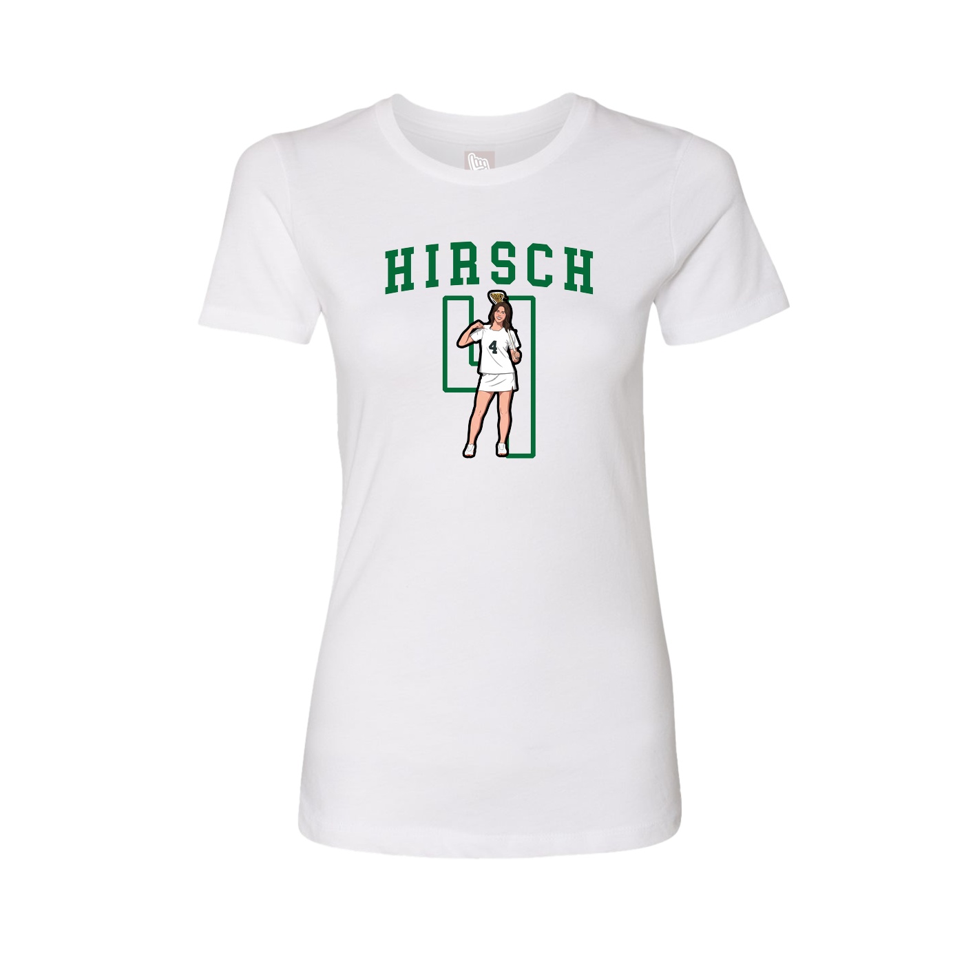 Fitted Women's Tee — Shirsey in White