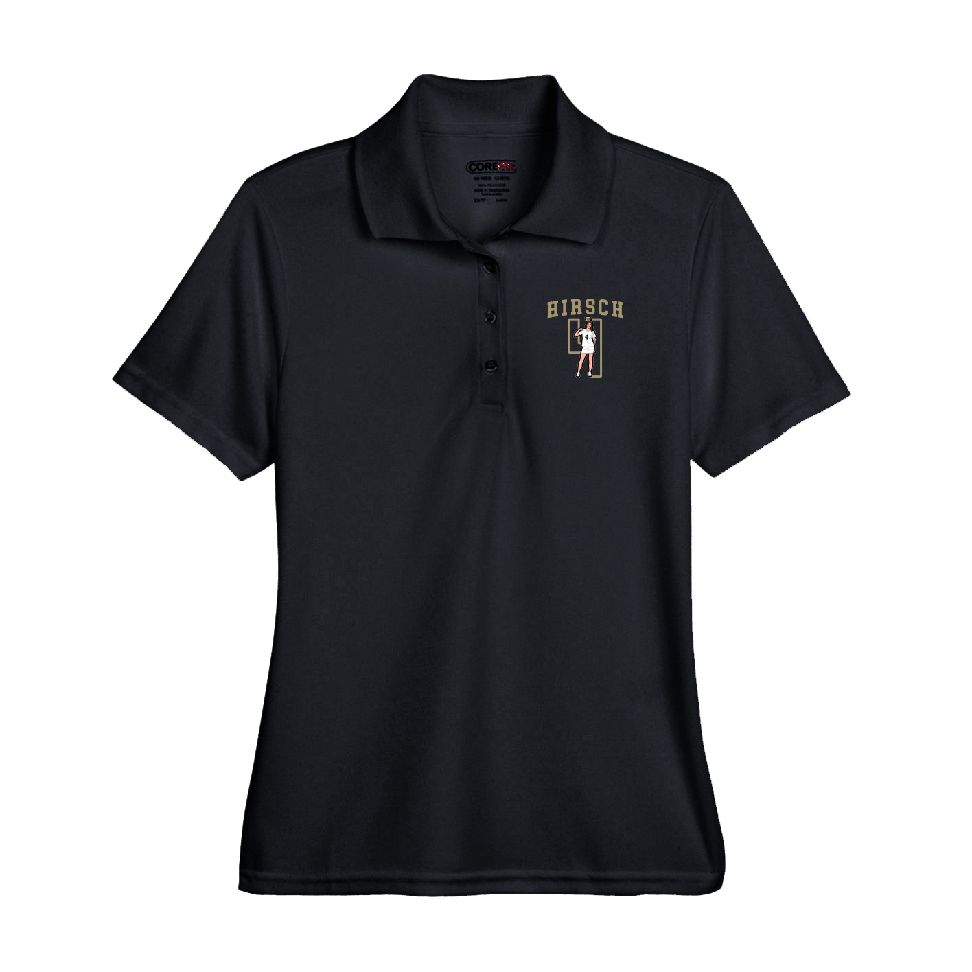 Performance Polo — Shirsey in Black