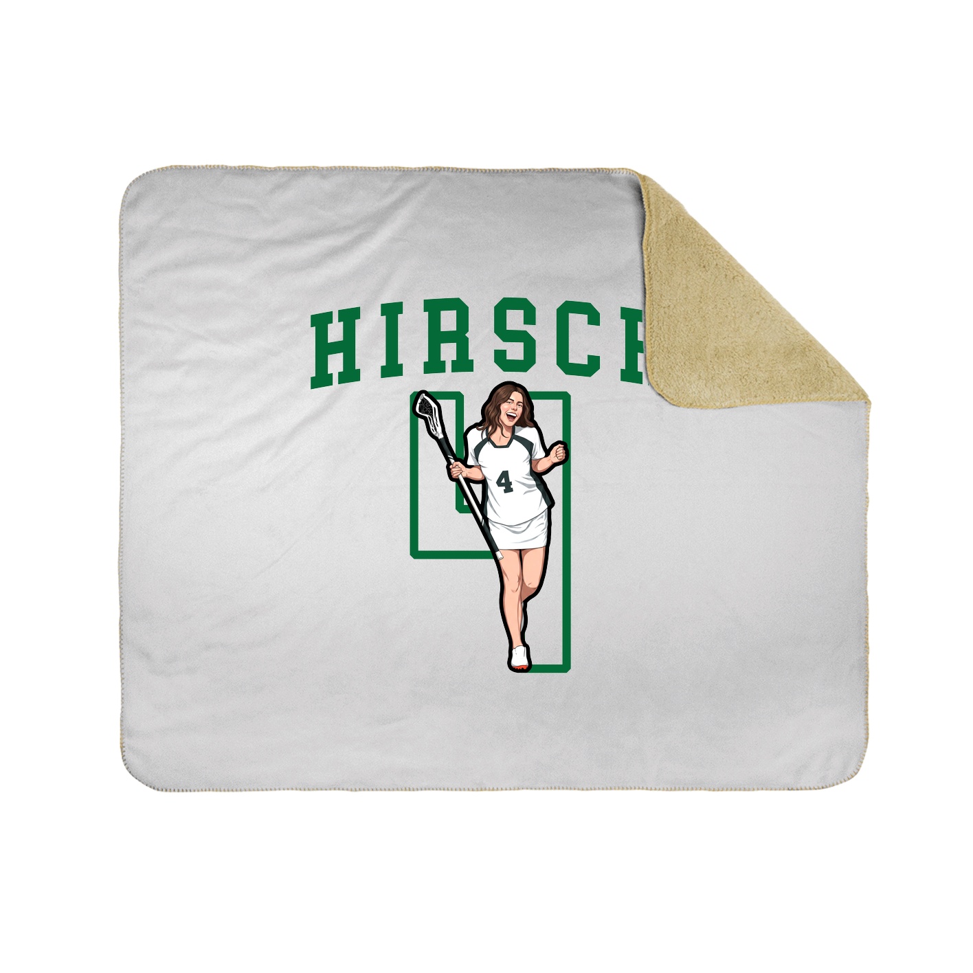 50x60 Sherpa Lined Throw Blanket
