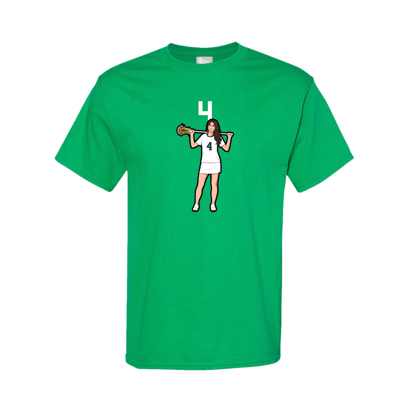 Tee — Number Top in Green