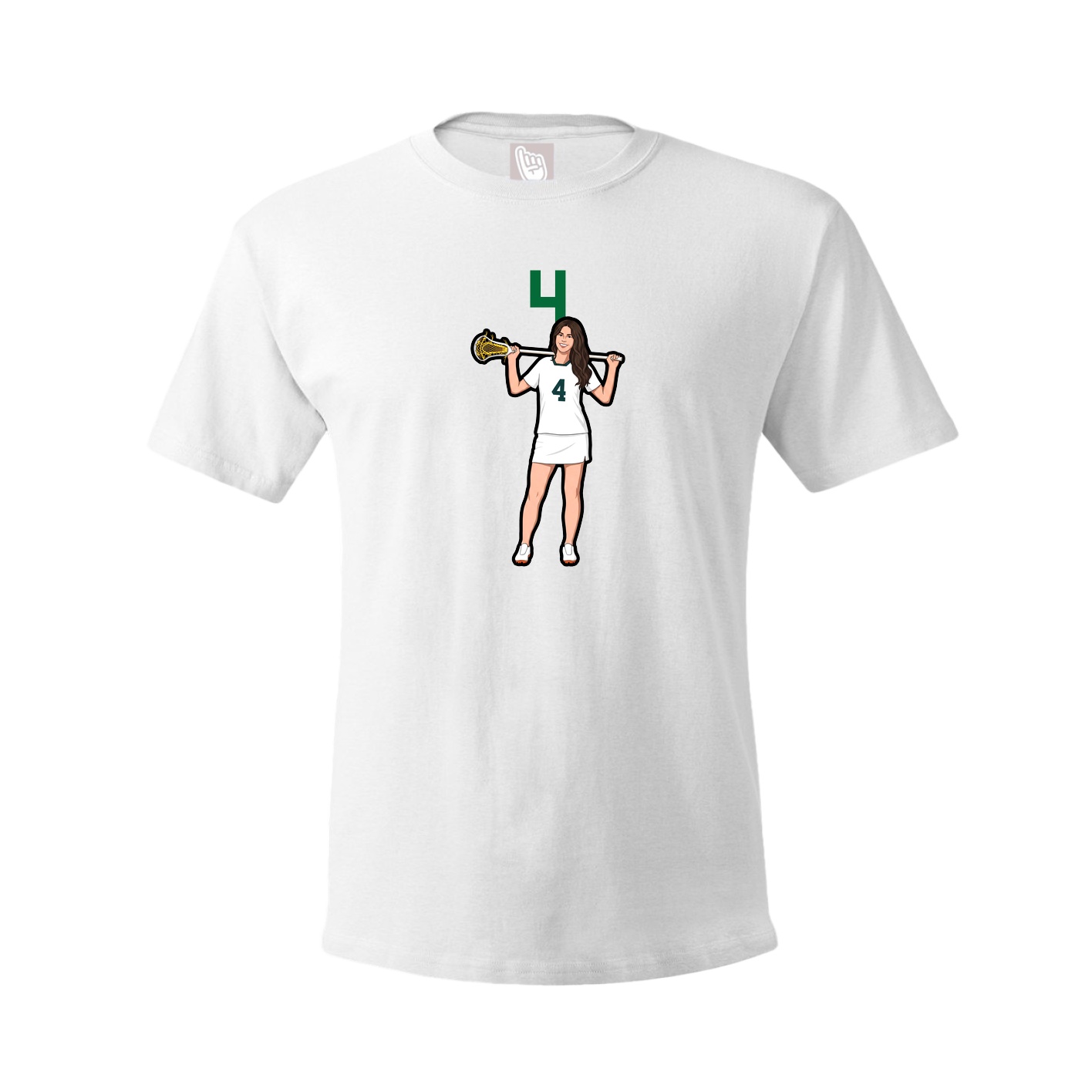 Tee — Number Top in White