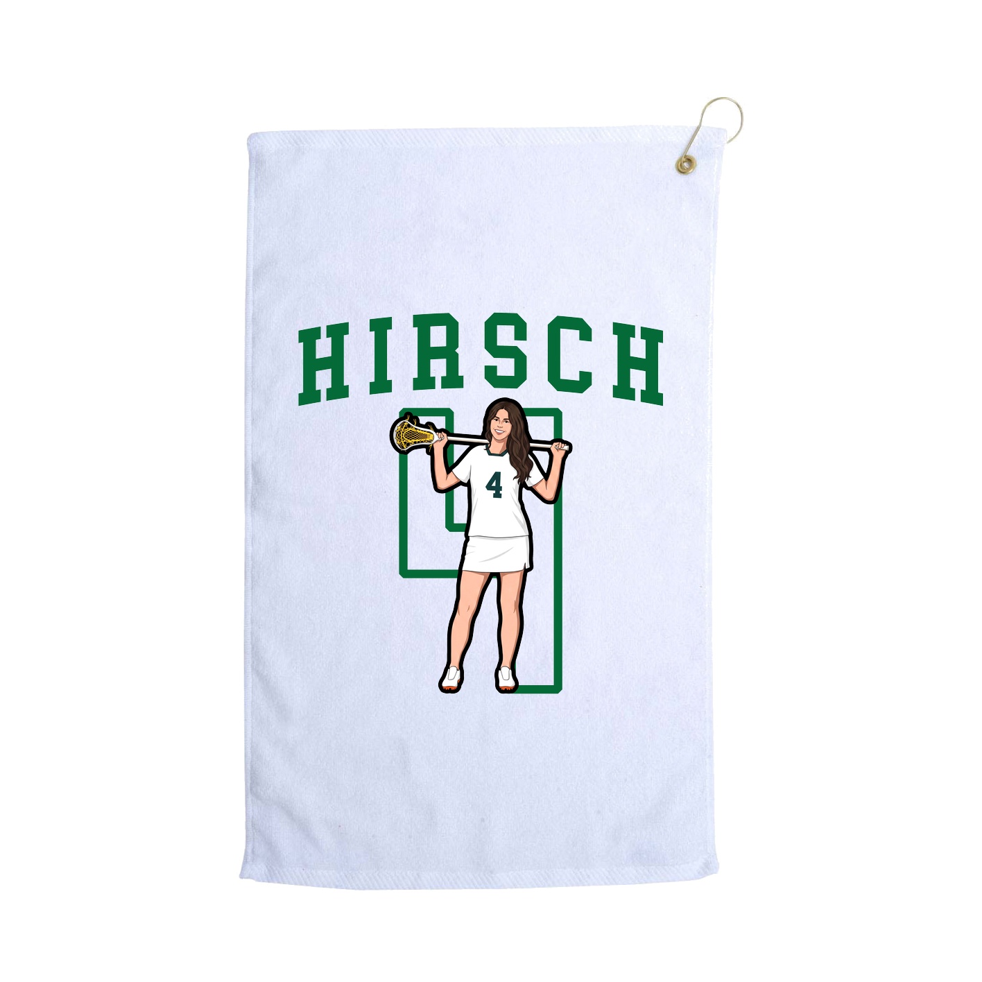 Golf Towel — Shirsey in White