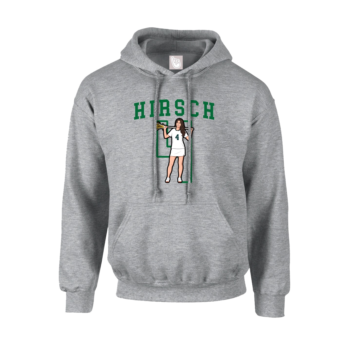Hoodie — Shirsey in Grey