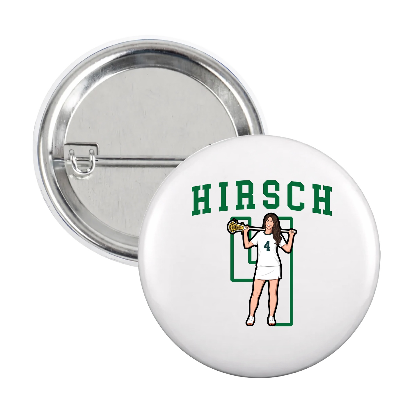 Game Day Button — Shirsey in White