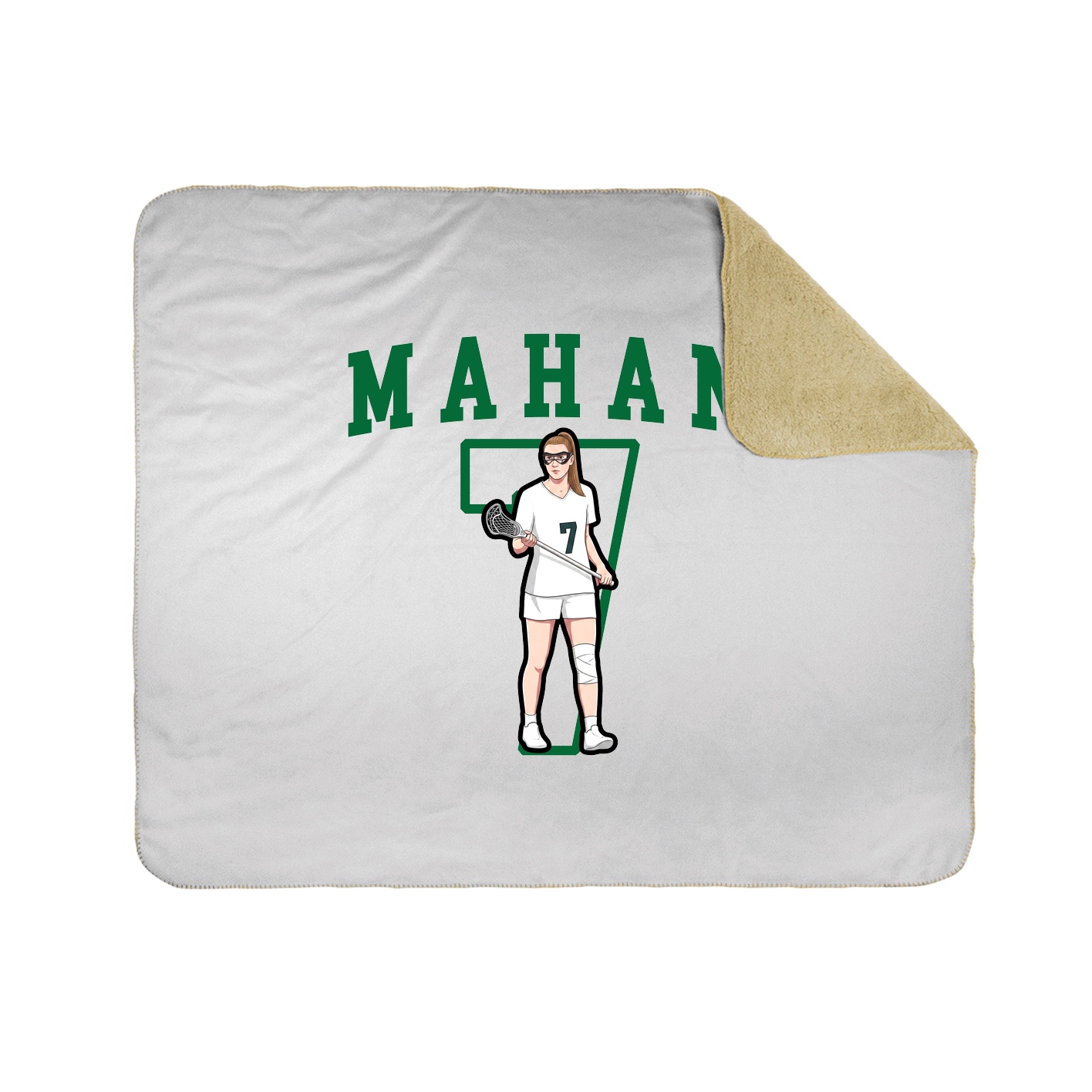 Throw Blanket — Shirsey in White
