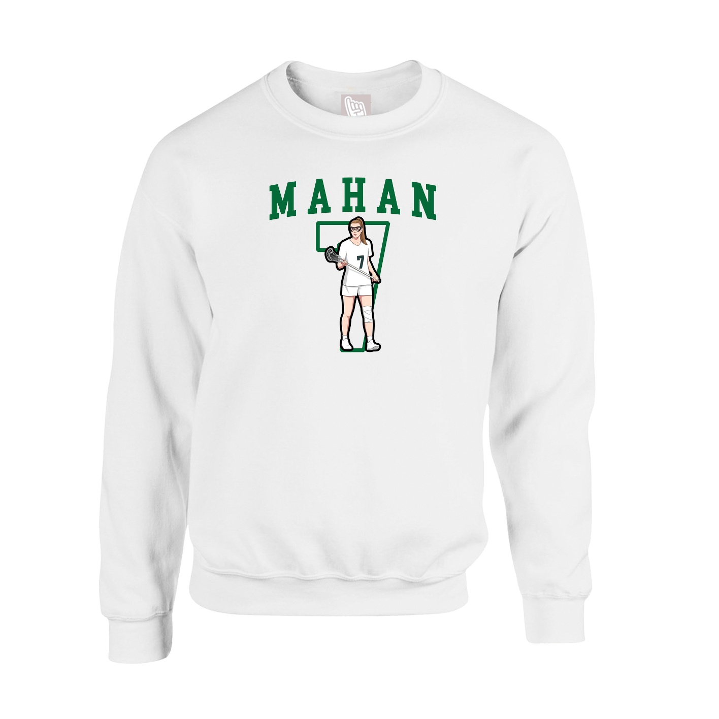 Fleece Crew — Shirsey in White