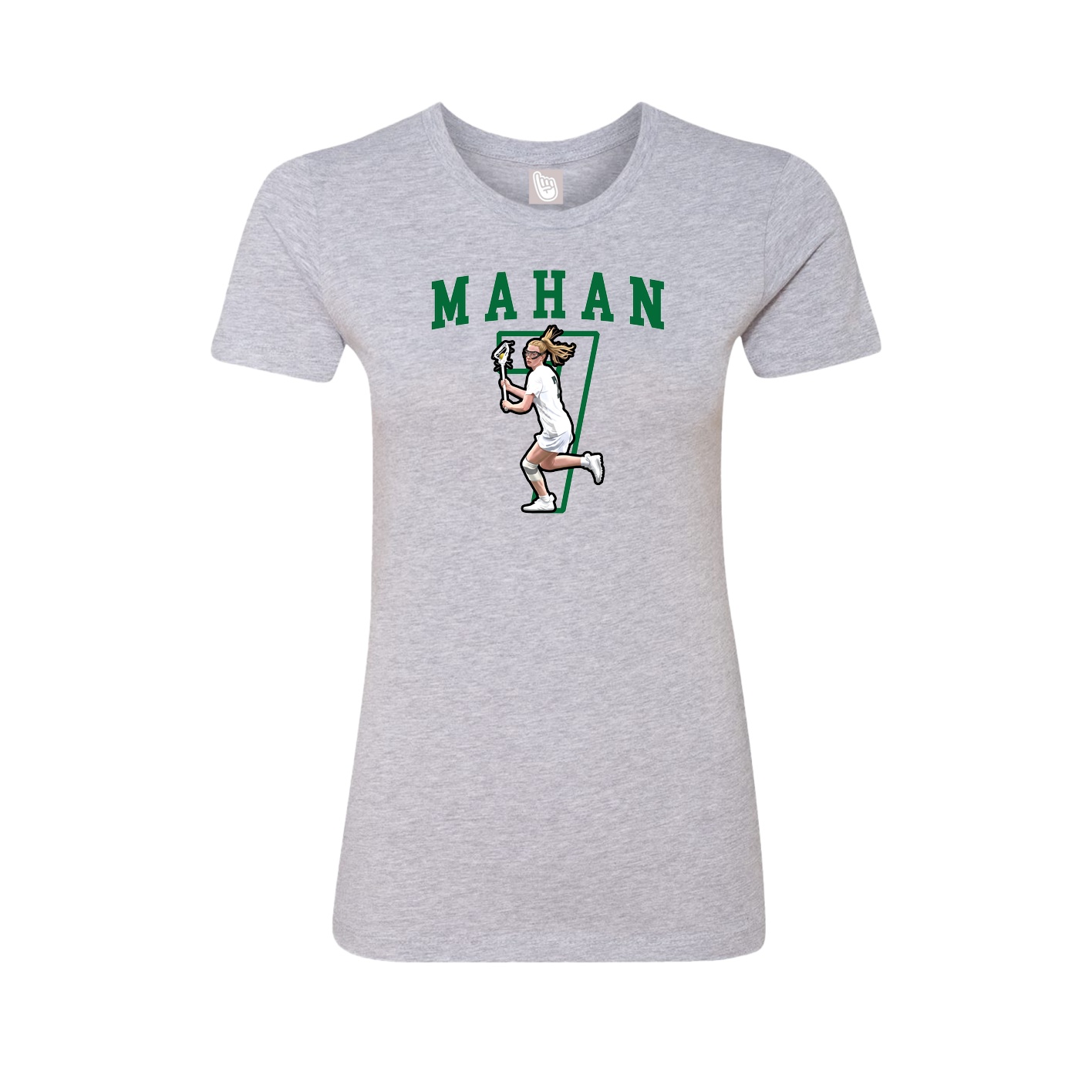Fitted Women's Tee — Shirsey in Grey