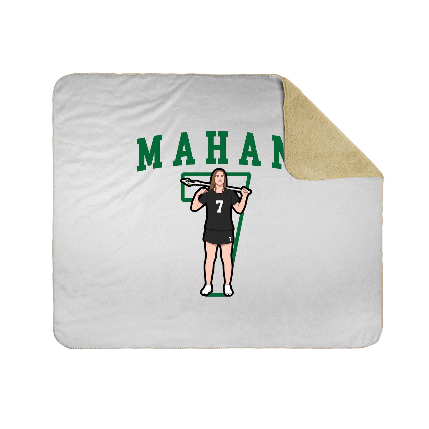 Throw Blanket — Shirsey in White