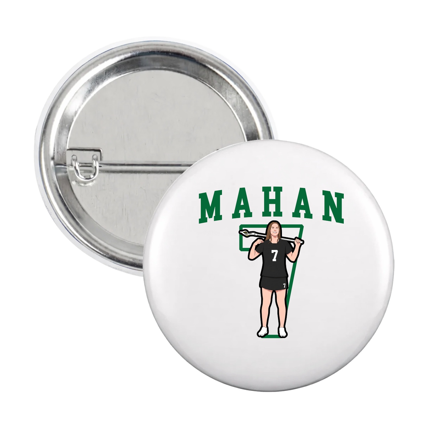 Game Day Button — Shirsey in White