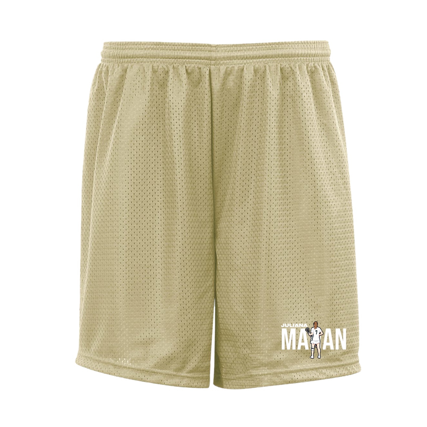 Shorts — Player Name in Vegas Gold