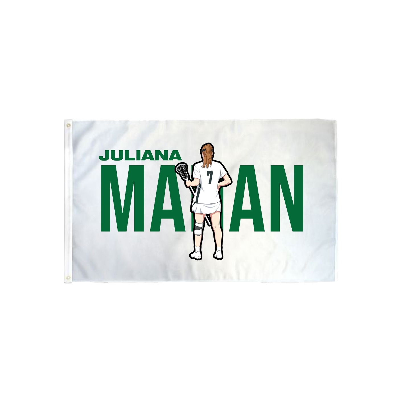 3x5 Flag — Player Name in Classic
