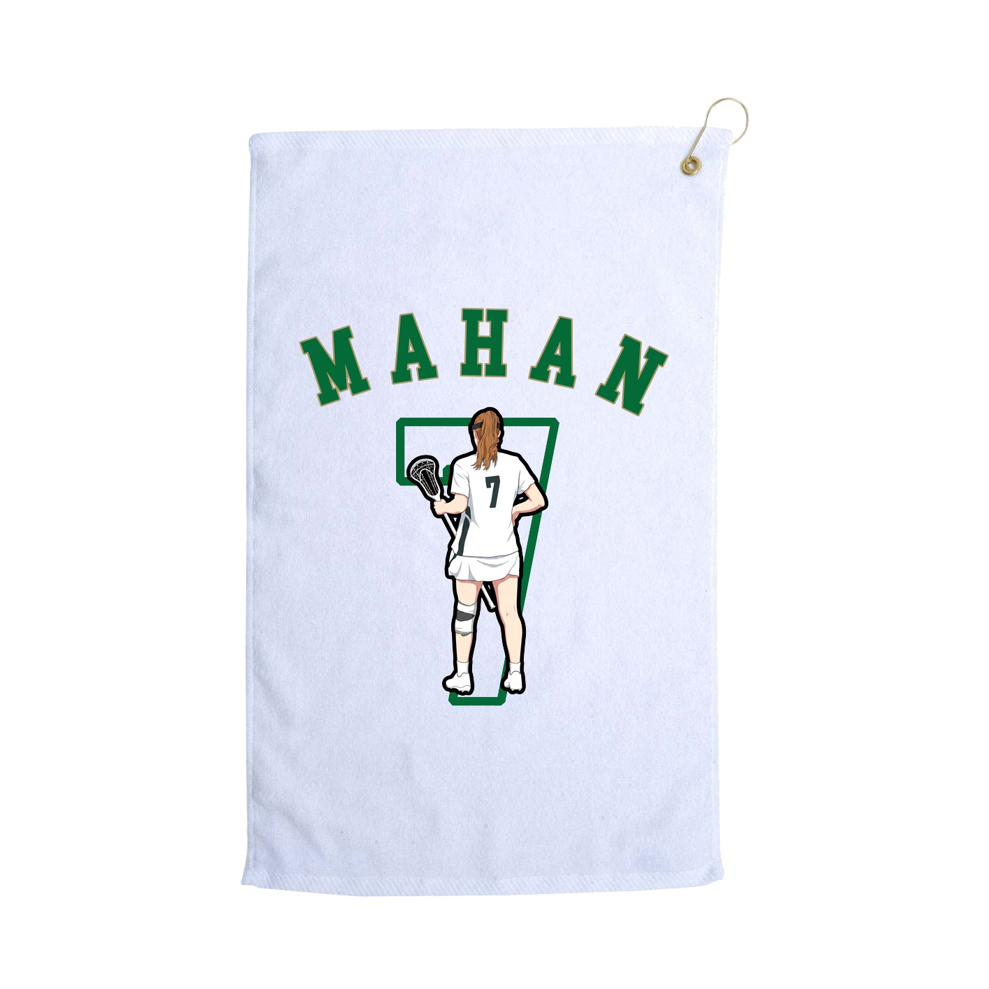 Golf Towel — Shirsey Arch in White