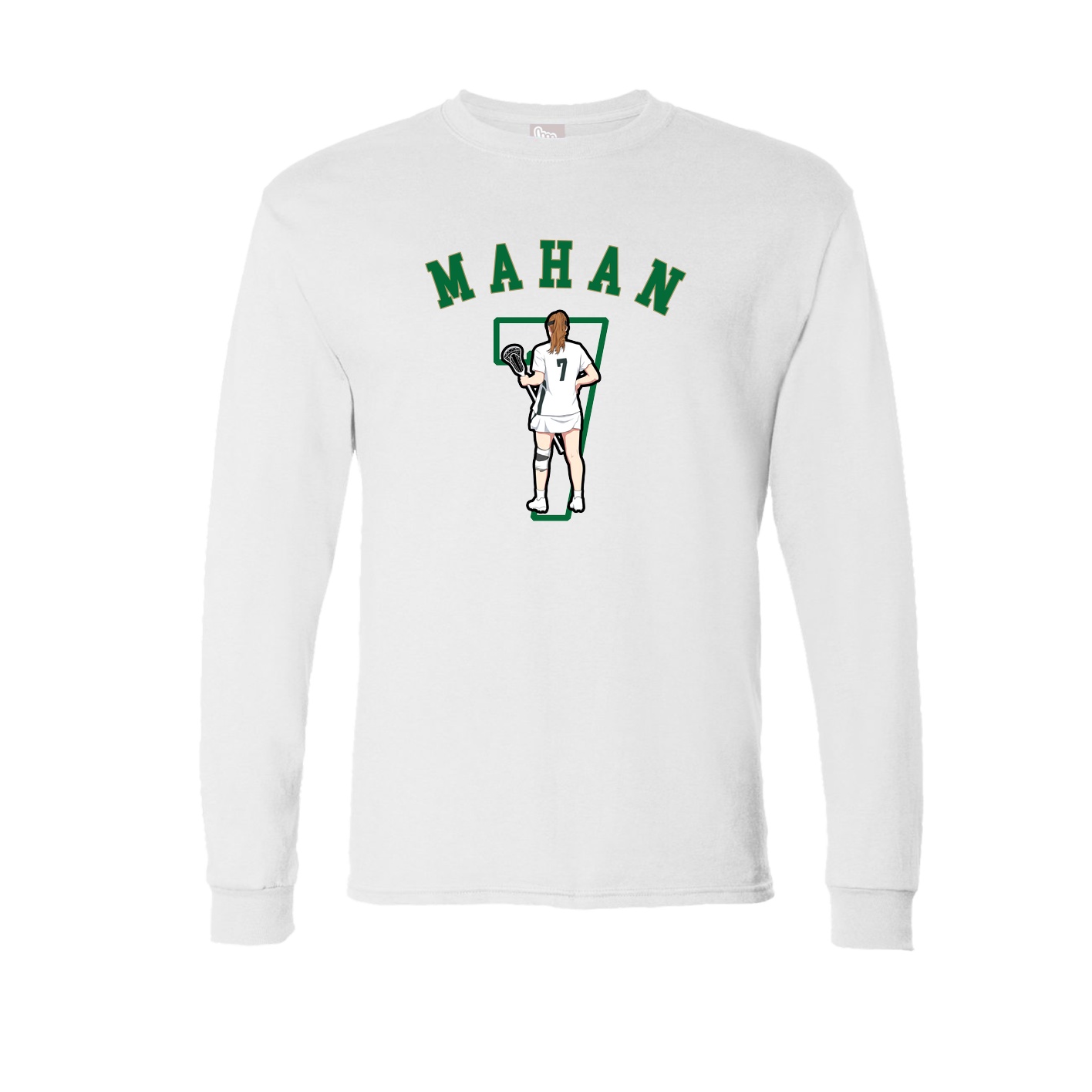 Long Sleeve Tee — Shirsey Arch in White