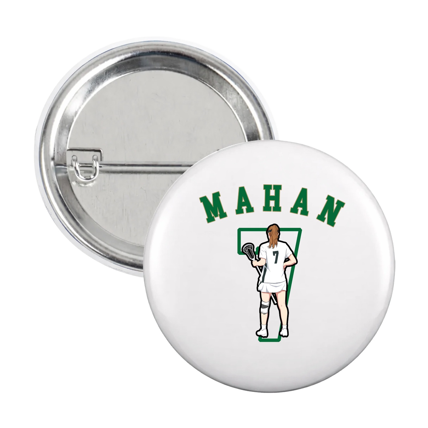 Game Day Button — Shirsey Arch in White
