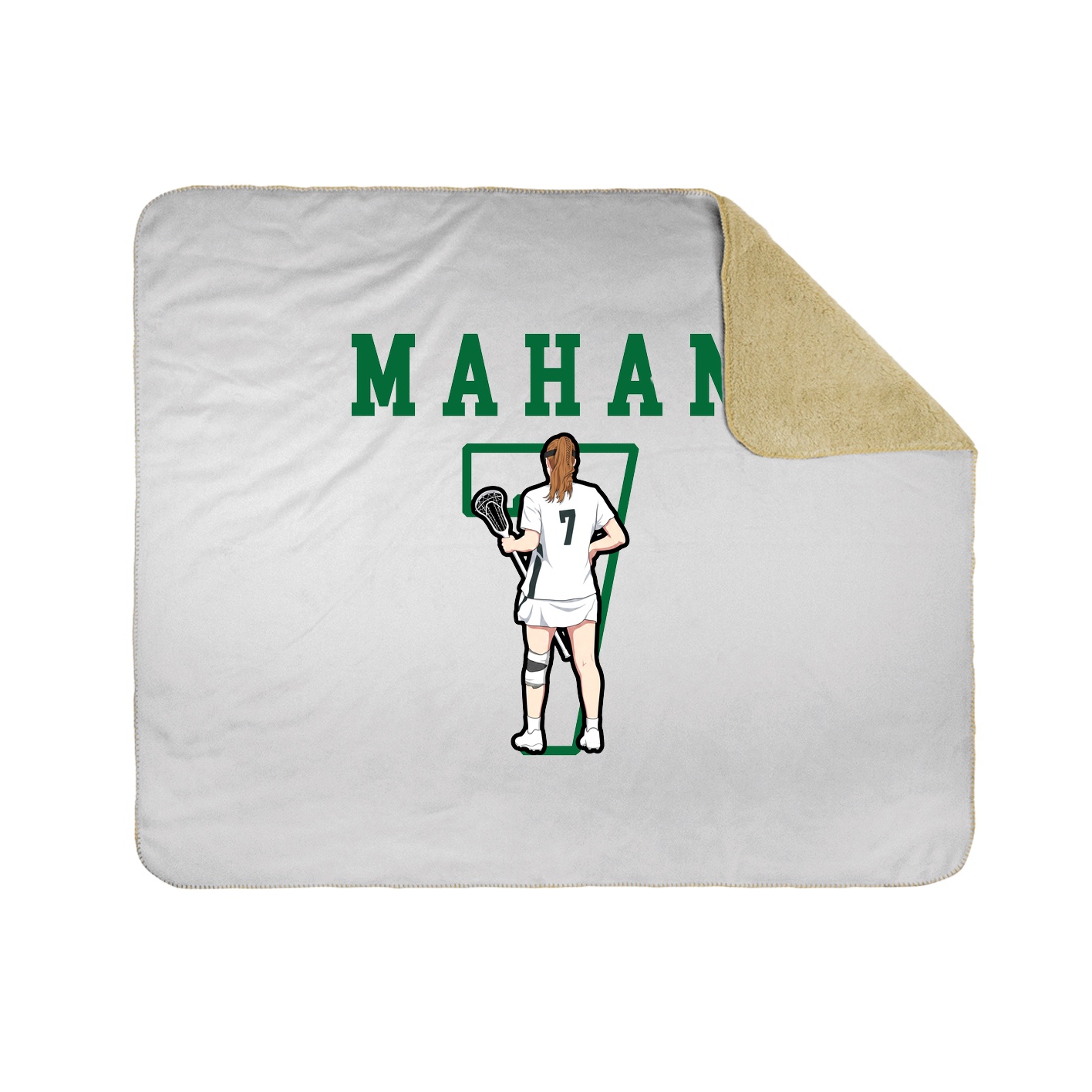 50x60 Sherpa Lined Throw Blanket