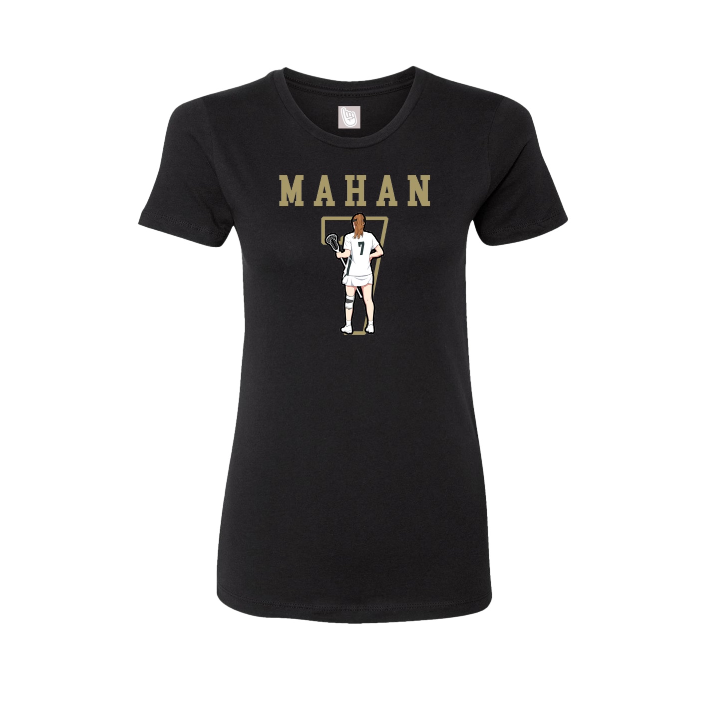 Fitted Women's Tee — Shirsey in Black