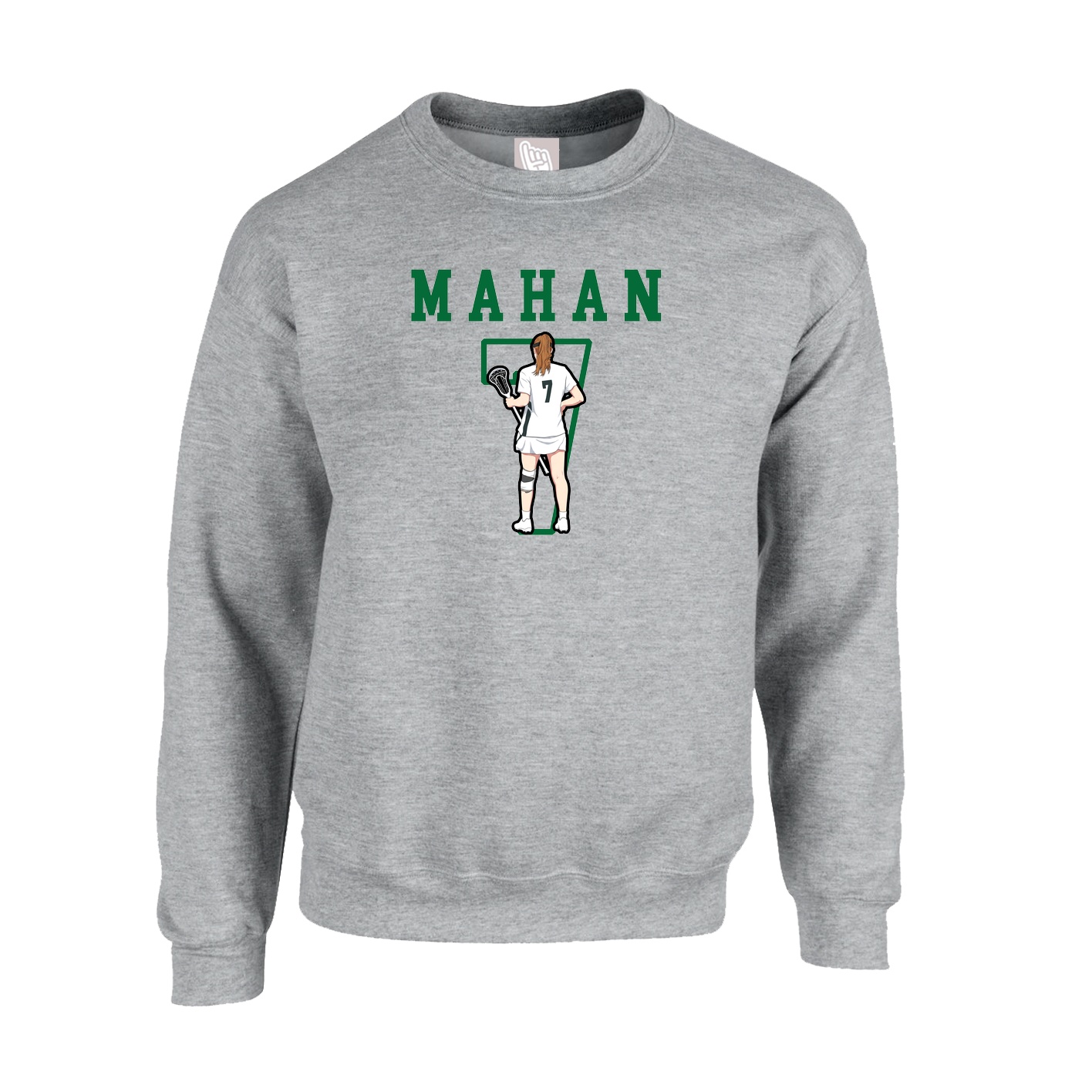 Fleece Crew — Shirsey in Grey