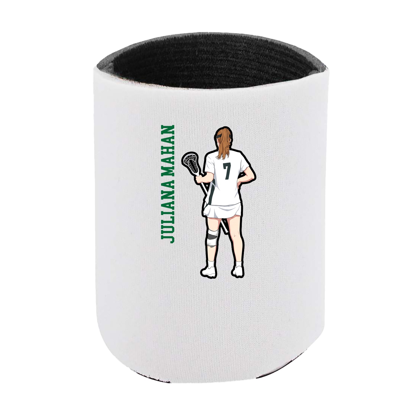 Can Holder — Name Vertical in White