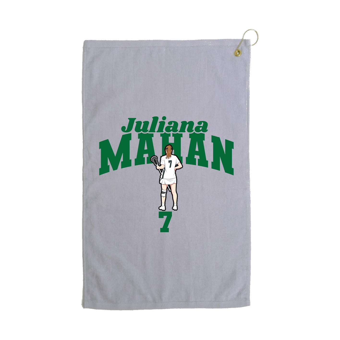 Golf Towel — Signature Arch in Grey