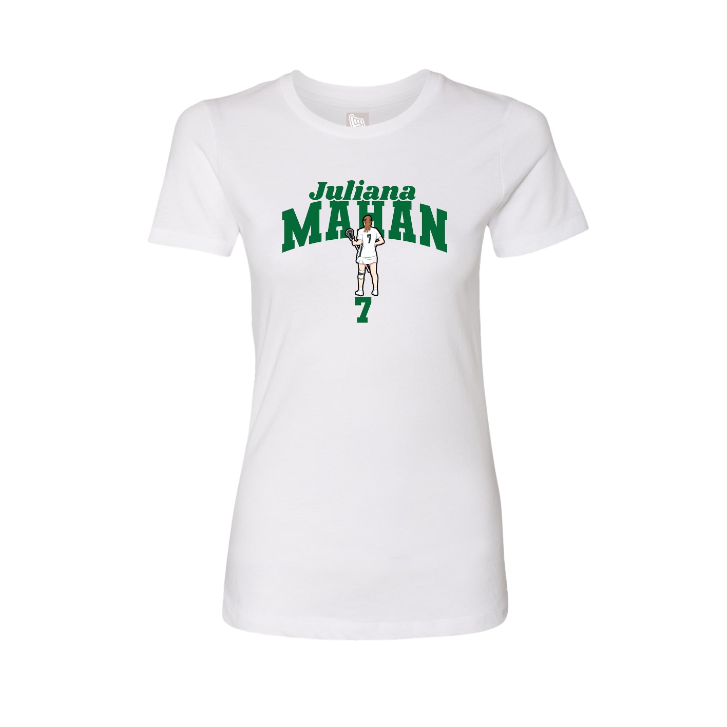 Womens Tee — Signature Arch in White