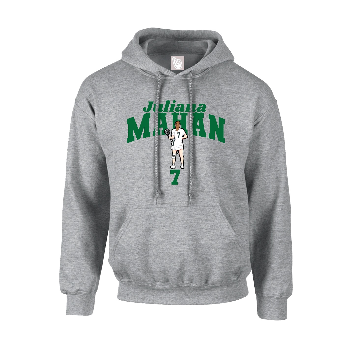 Hoodie — Signature Arch in Grey