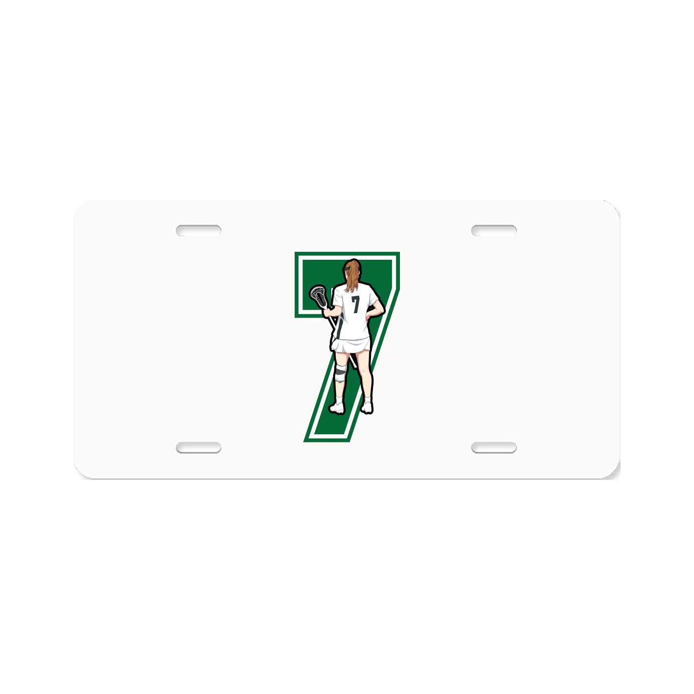 License Plate — Number in Classic
