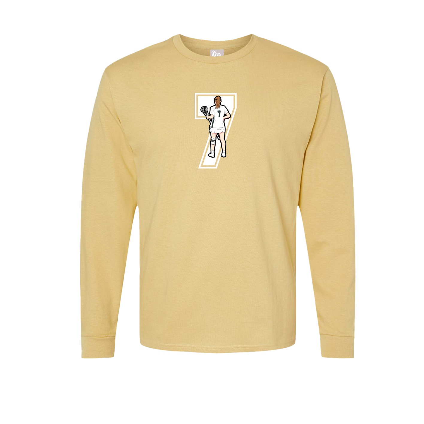 Long Sleeve Tee — Number in Vegas Gold