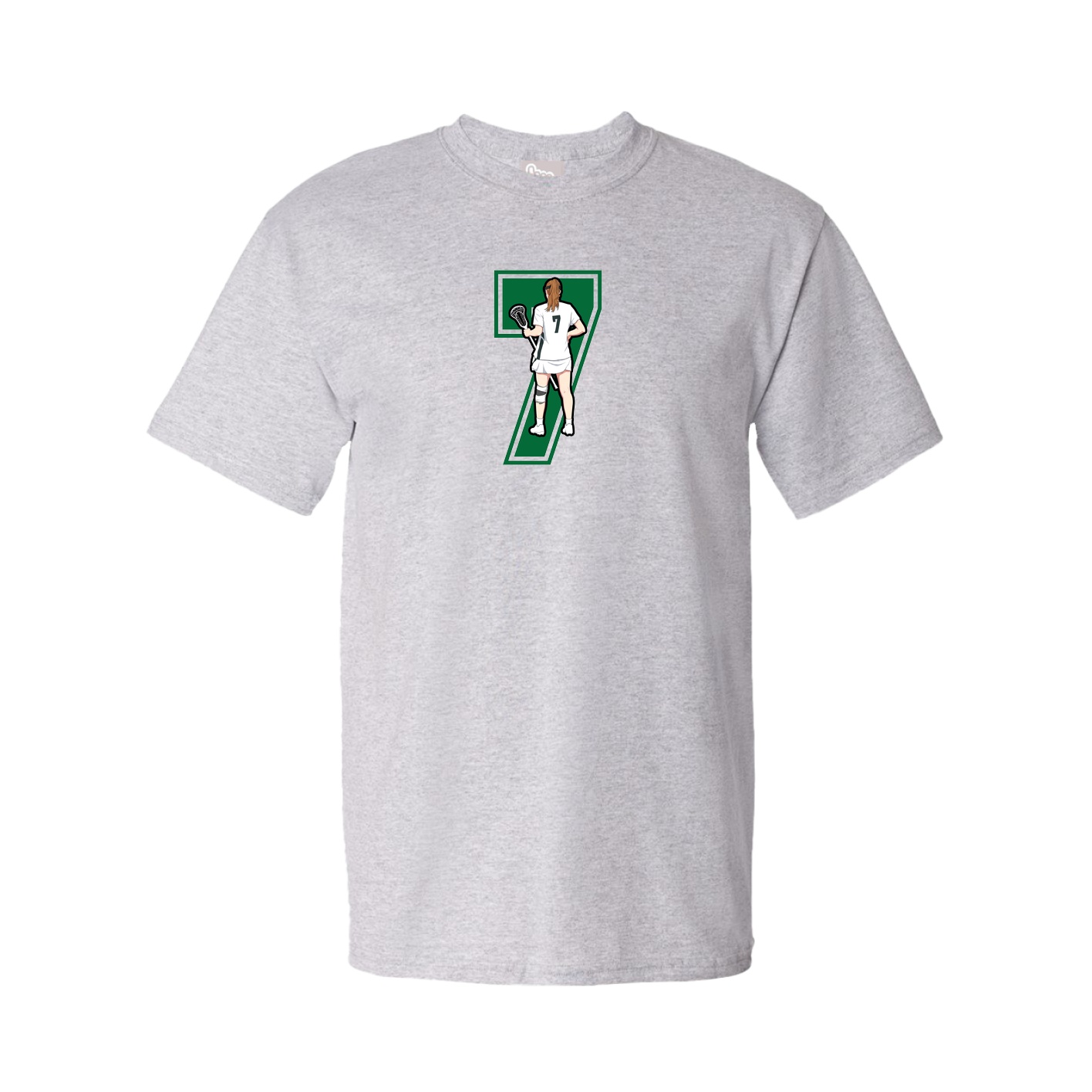 Youth Tee — Number in Grey