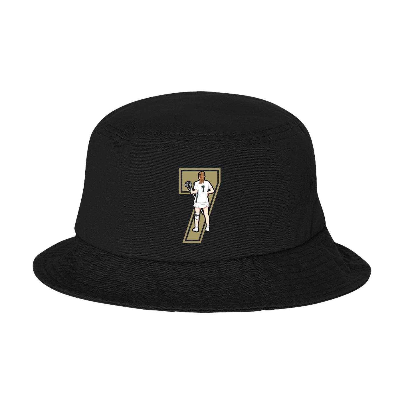 Bucket Cap — Number in Black