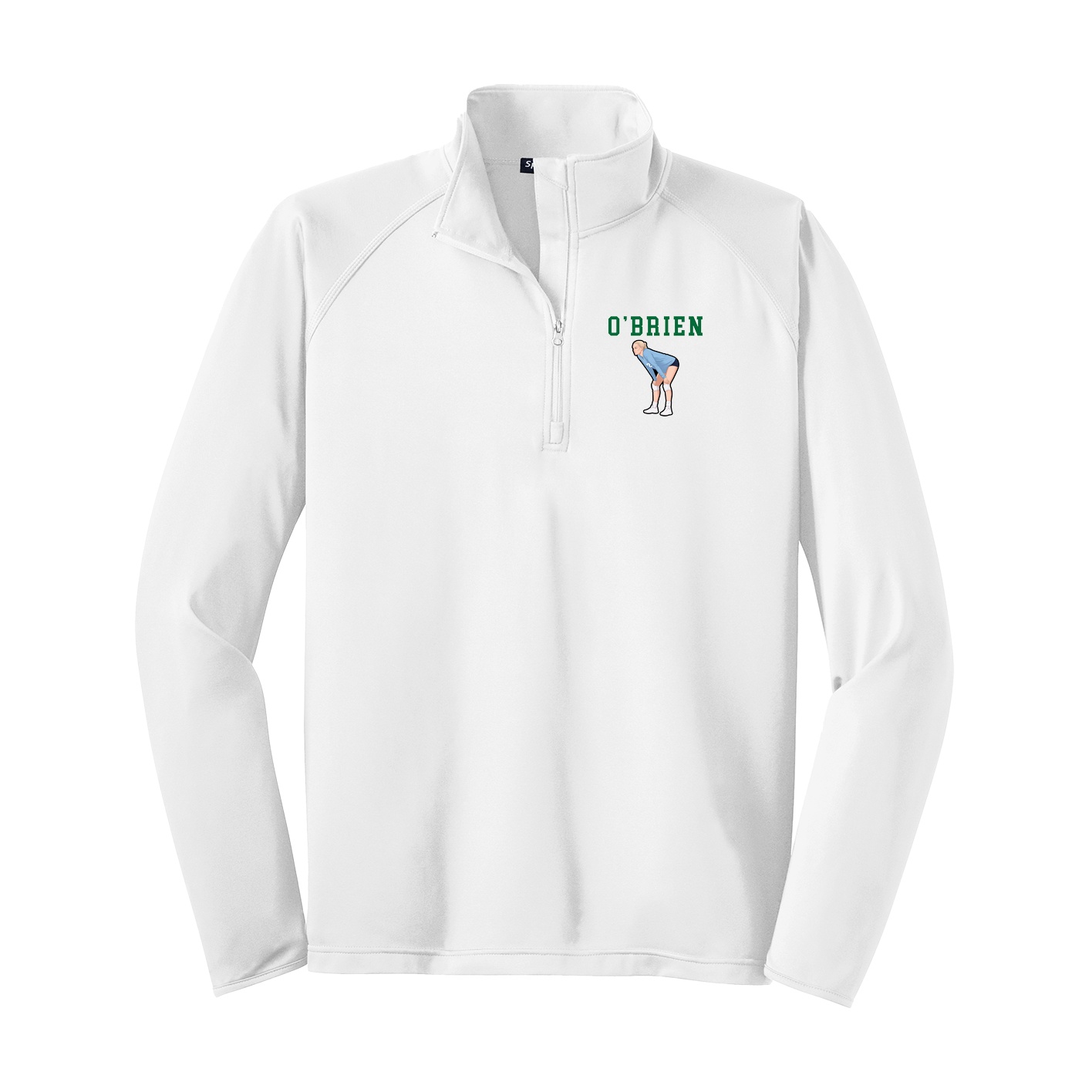 Q-Zip Pullover — Shirsey in White