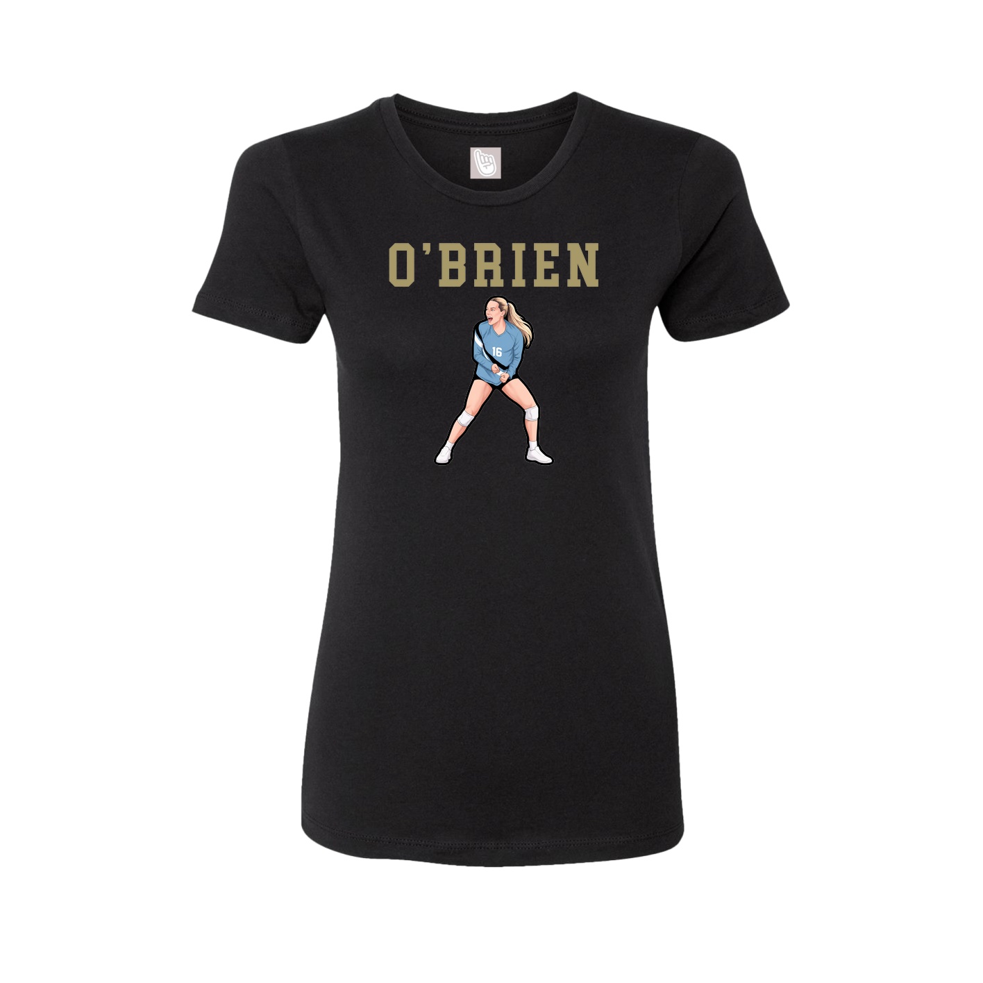 Fitted Women's Tee — Shirsey in Black
