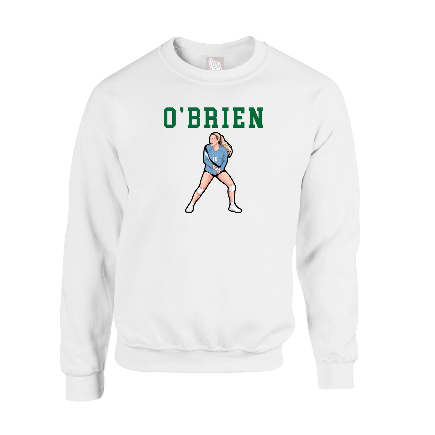 Fleece Crew — Shirsey in White